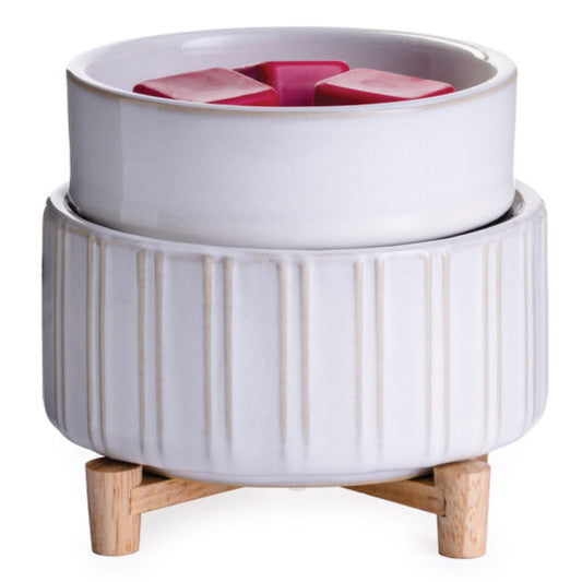 Ceramic & Wood 2-In-1 Classic Fragrance Warmer