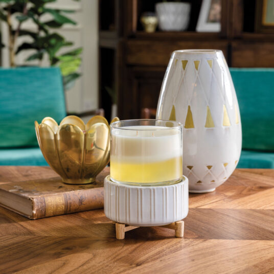 Ceramic & Wood 2-In-1 Classic Fragrance Warmer