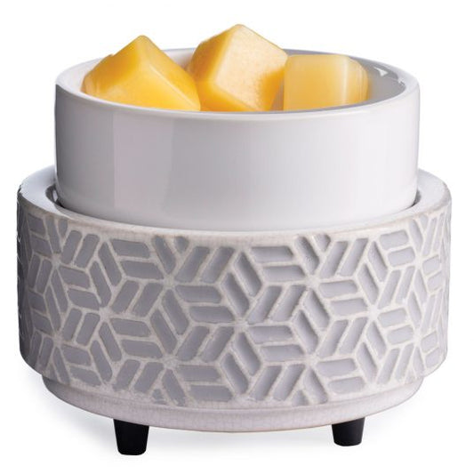 Stone Hexagon 2-In-1 Classic Warmer