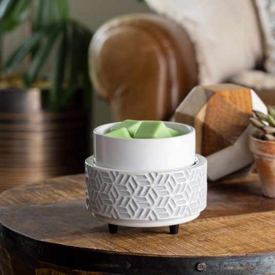 Stone Hexagon 2-In-1 Classic Warmer